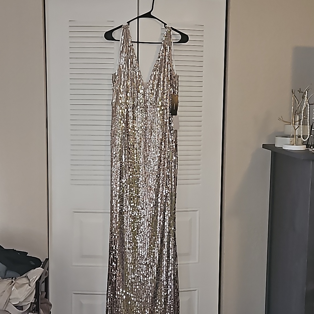 Lulu's sequin maxi dress